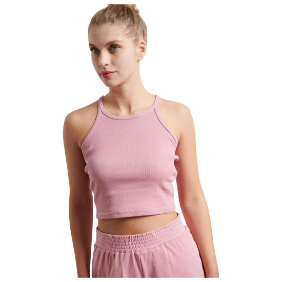 Bodytalk Γυναικεία αμάνικη μπλούζα Cropped Top